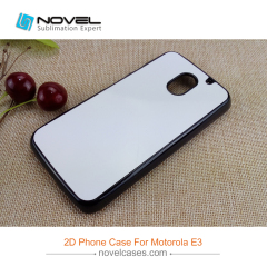 Sublimation 2D Plastic Mobile Phone Cover For Moto E3