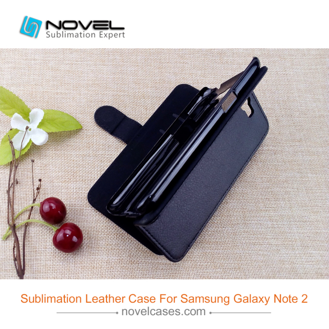 DIY Sublimation Blank Leather Phone Case For Galaxy Note 2 (N7100)