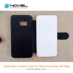 For Galaxy S6 Edge Sublimation Phone Wallet,PU Leather Phone Case
