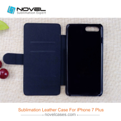 Sublimation PU Leather Phone Case For iPhone 8 Plus(Compatible iPhone 7 Plus)
