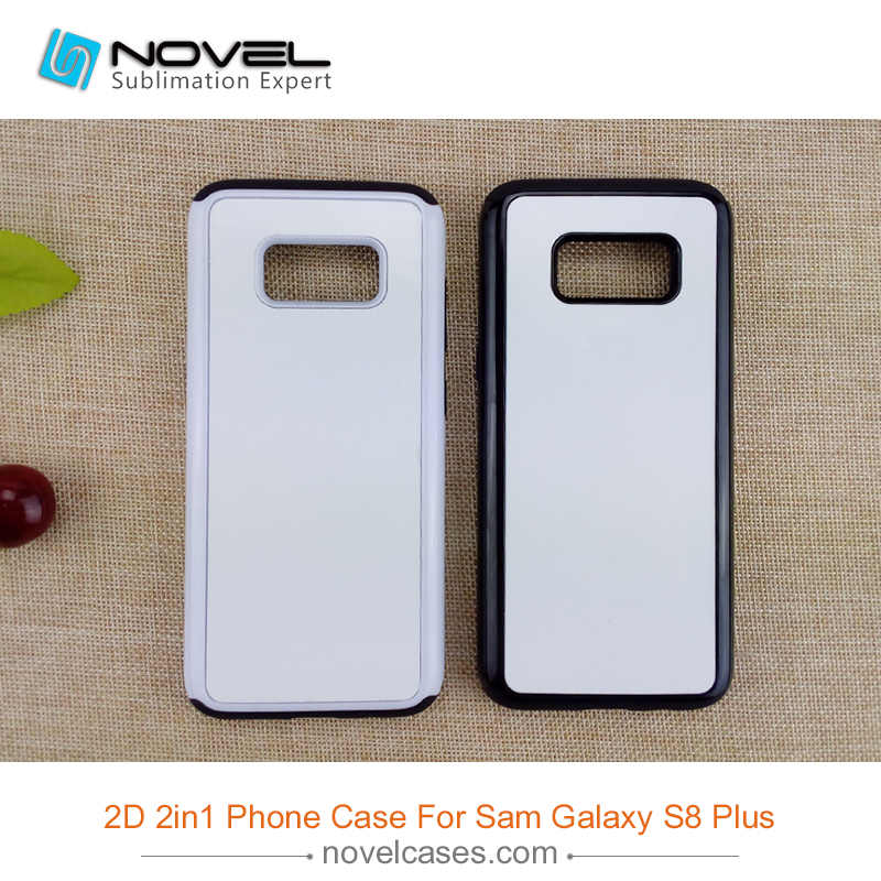 For Galaxy S8 Plus 2D Sublimation Blank 2IN1 HeavyDuty Case