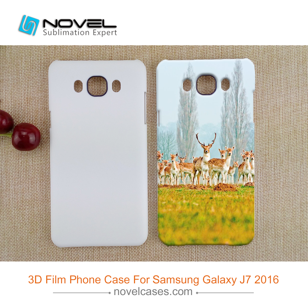 Popular Sublimation 3D Film Plastic Case For Galaxy J7 2016(J710)