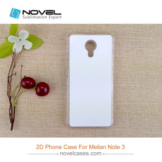 DIY Custom Sublimation Blank 2D Plastic Phone Case For Meilan Note3