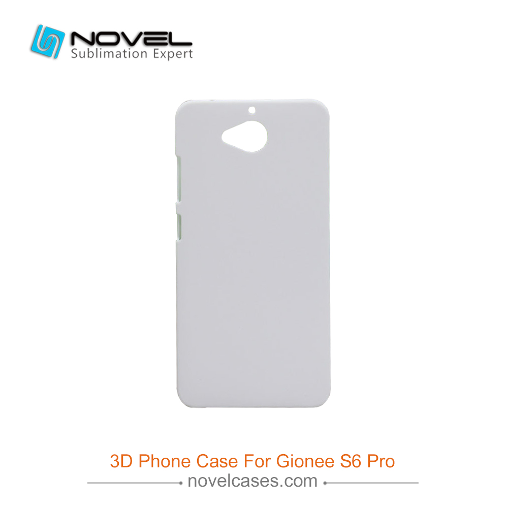 For Gionee S6 Pro Custom Sublimation 3D Blank Plastic Phone Cover