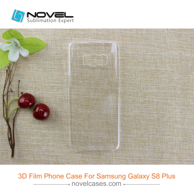 New Arrival Sublimation Blank 3D Clear Film Case For Galaxy S8 Plus