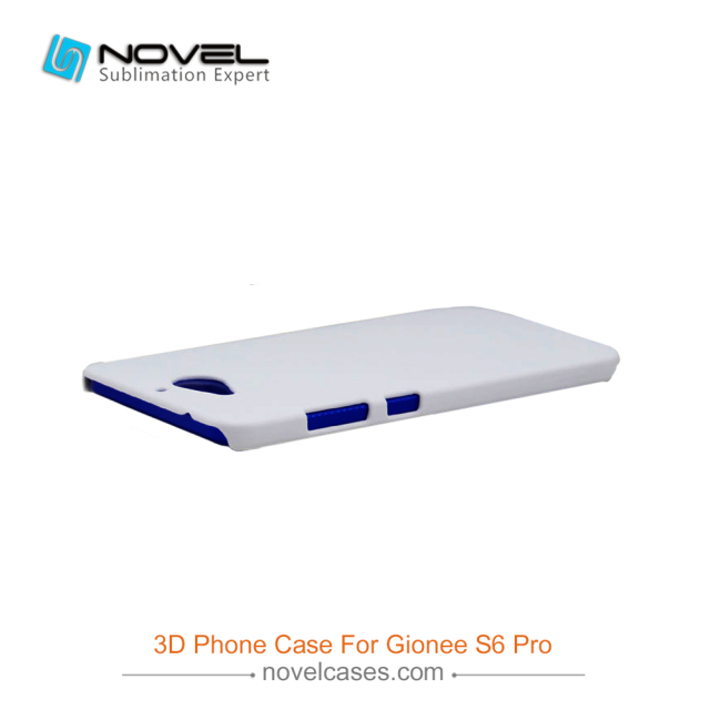 For Gionee S6 Pro Custom Sublimation 3D Blank Plastic Phone Cover