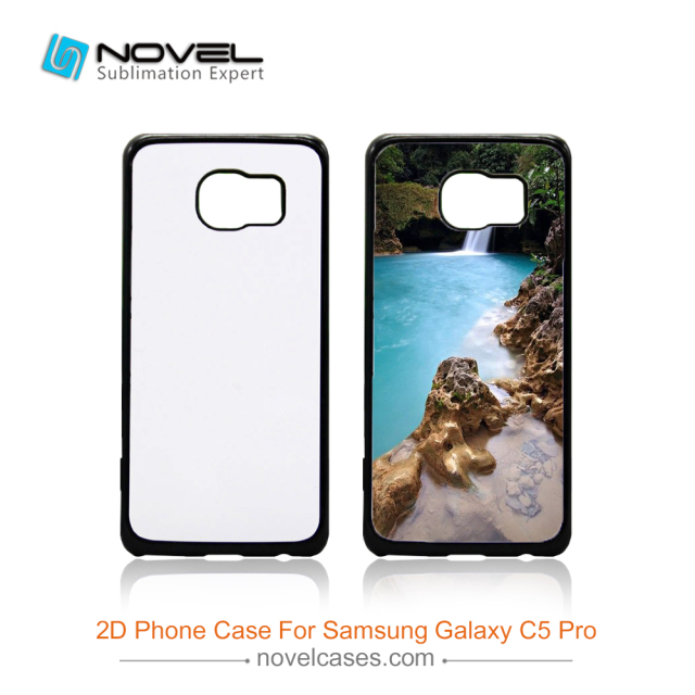 Personalized 2D Sublimation Blank Plastic Phone Shell For Sam-sung C5 Pro
