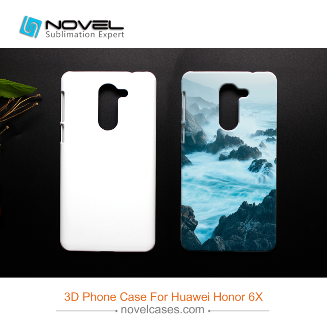 Personalized Sublimation Blank 3D Plastic Phone Cover For Huawei Honor 6X