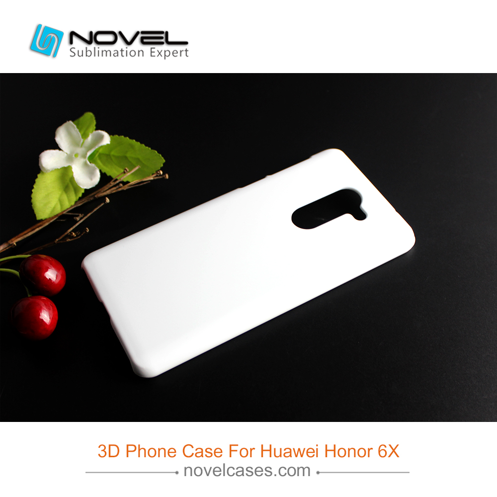 Personalized Sublimation Blank 3D Plastic Phone Cover For Huawei Honor 6X