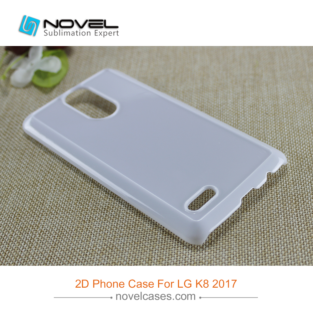 For LG K8 2017 Europe Version Custom Sublimation 2D Plastic Cell Phone Case