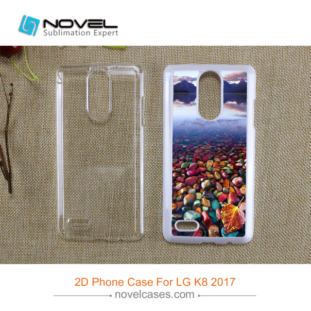For LG K8 2017 Europe Version Custom Sublimation 2D Plastic Cell Phone Case