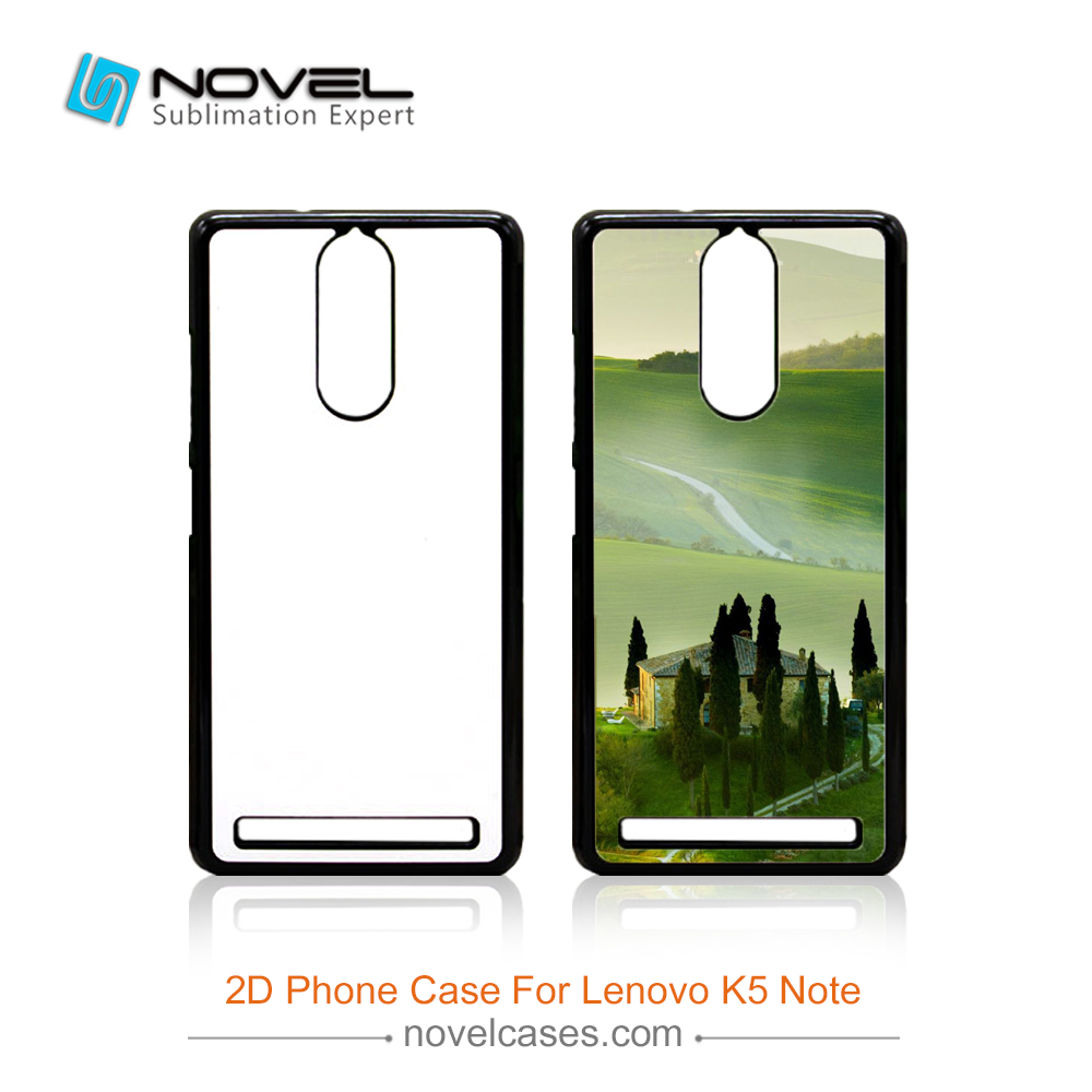 DIY Custom Sublimation 2D Plastic Mobile Phone Case For Lenovo K5 Note