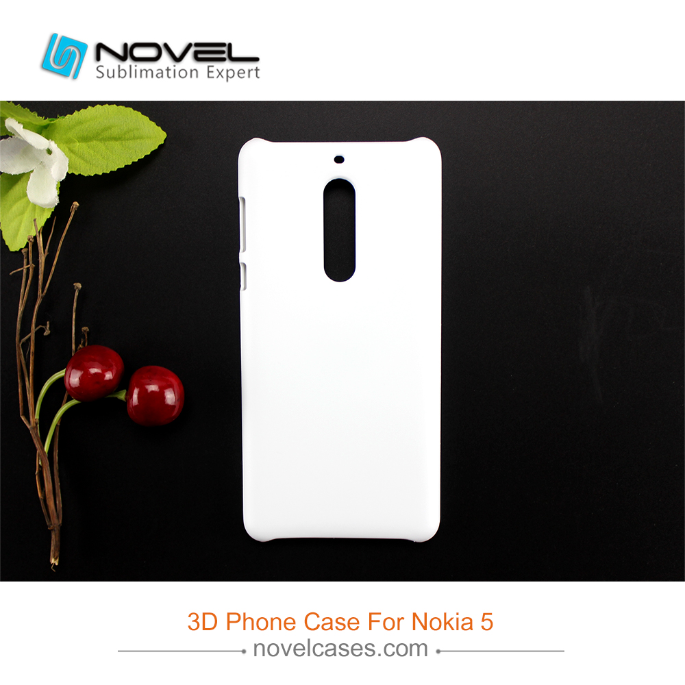 For Nokia 5 Sublimation 3D Blank Plastic Mobile Phone Cover