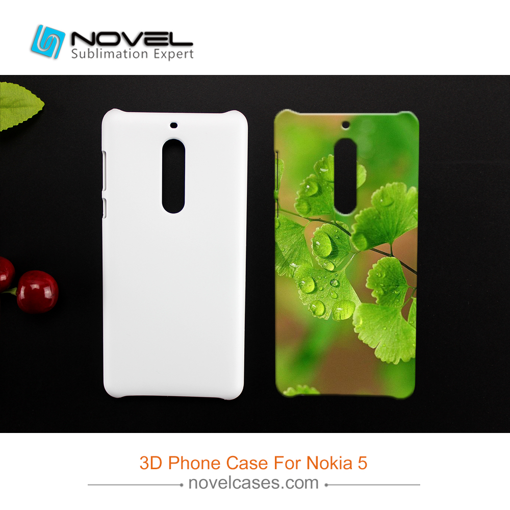 For Nokia 5 Sublimation 3D Blank Plastic Mobile Phone Cover