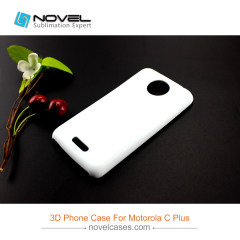 Popular Sublimation 3D Plastic Mobile Phone Cover For Moto C Plus