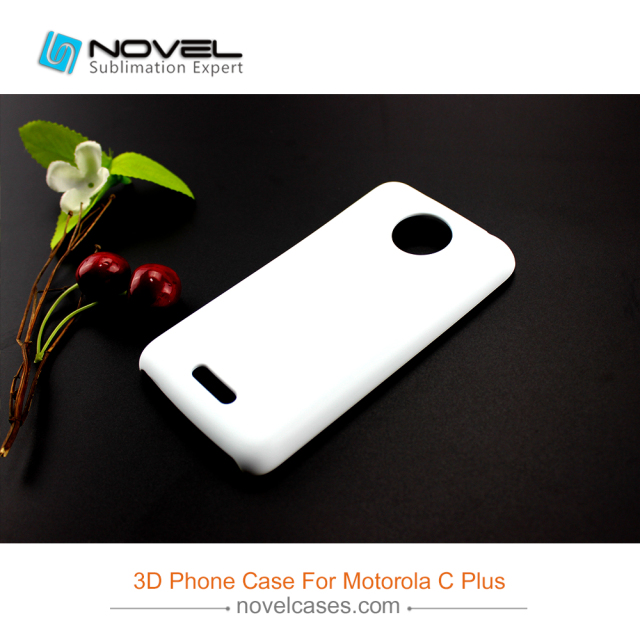 Popular Sublimation 3D Plastic Mobile Phone Cover For Moto C Plus