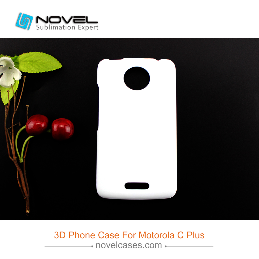 Popular Sublimation 3D Plastic Mobile Phone Cover For Moto C Plus