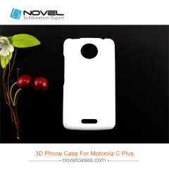 Popular Sublimation 3D Plastic Mobile Phone Cover For Moto C Plus