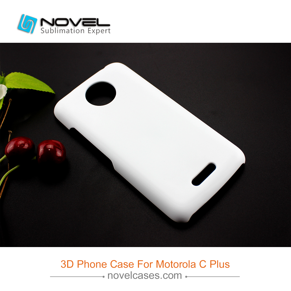 Popular Sublimation 3D Plastic Mobile Phone Cover For Moto C Plus