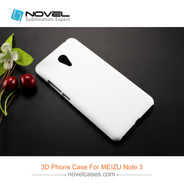 For Meizu Note 3 Customized Sublimation Blank 3D Plastic Phone Shell