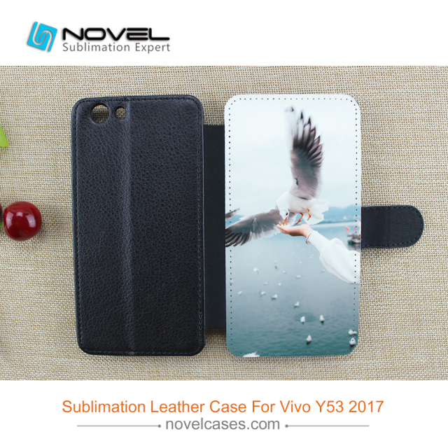 DIY Sublimation PU Leather Cover Phone Wallet For Vivo Y53