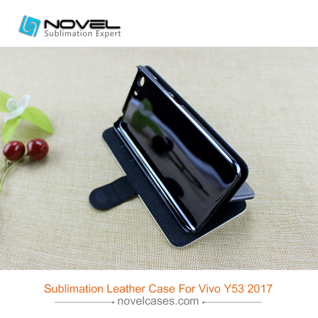 DIY Sublimation PU Leather Cover Phone Wallet For Vivo Y53