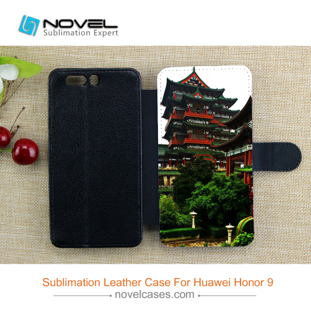New Sublimation Blank Phone Wallet Flip Cover For Honor 9