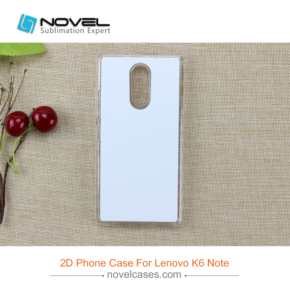 Sublimation 2D Plastic Phone Case For Lenovo K6 Note