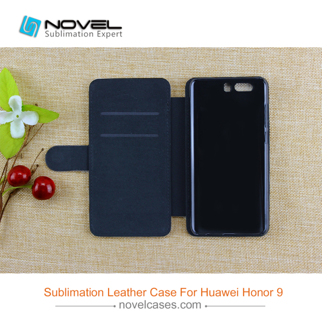 New Sublimation Blank Phone Wallet Flip Cover For Honor 9