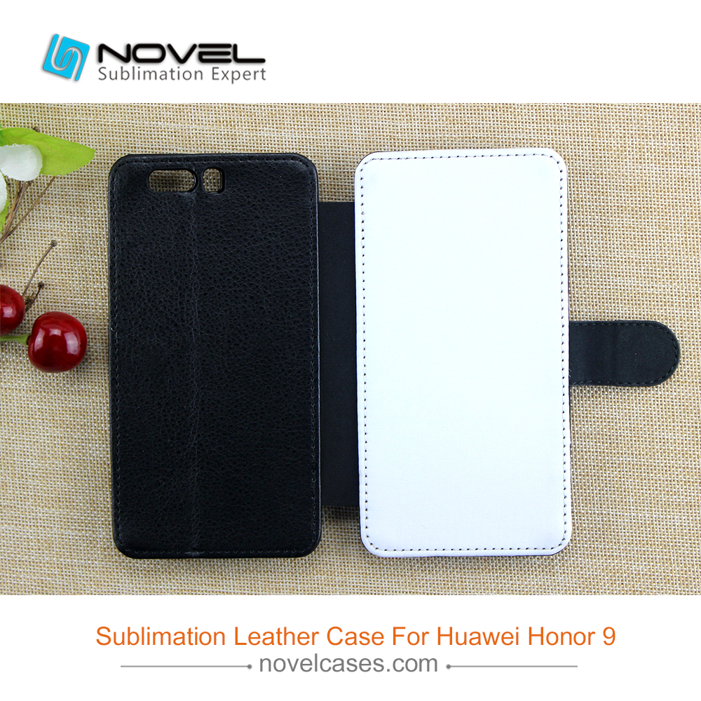 New Sublimation Blank Phone Wallet Flip Cover For Honor 9
