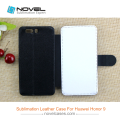 New Sublimation Blank Phone Wallet Flip Cover For Honor 9