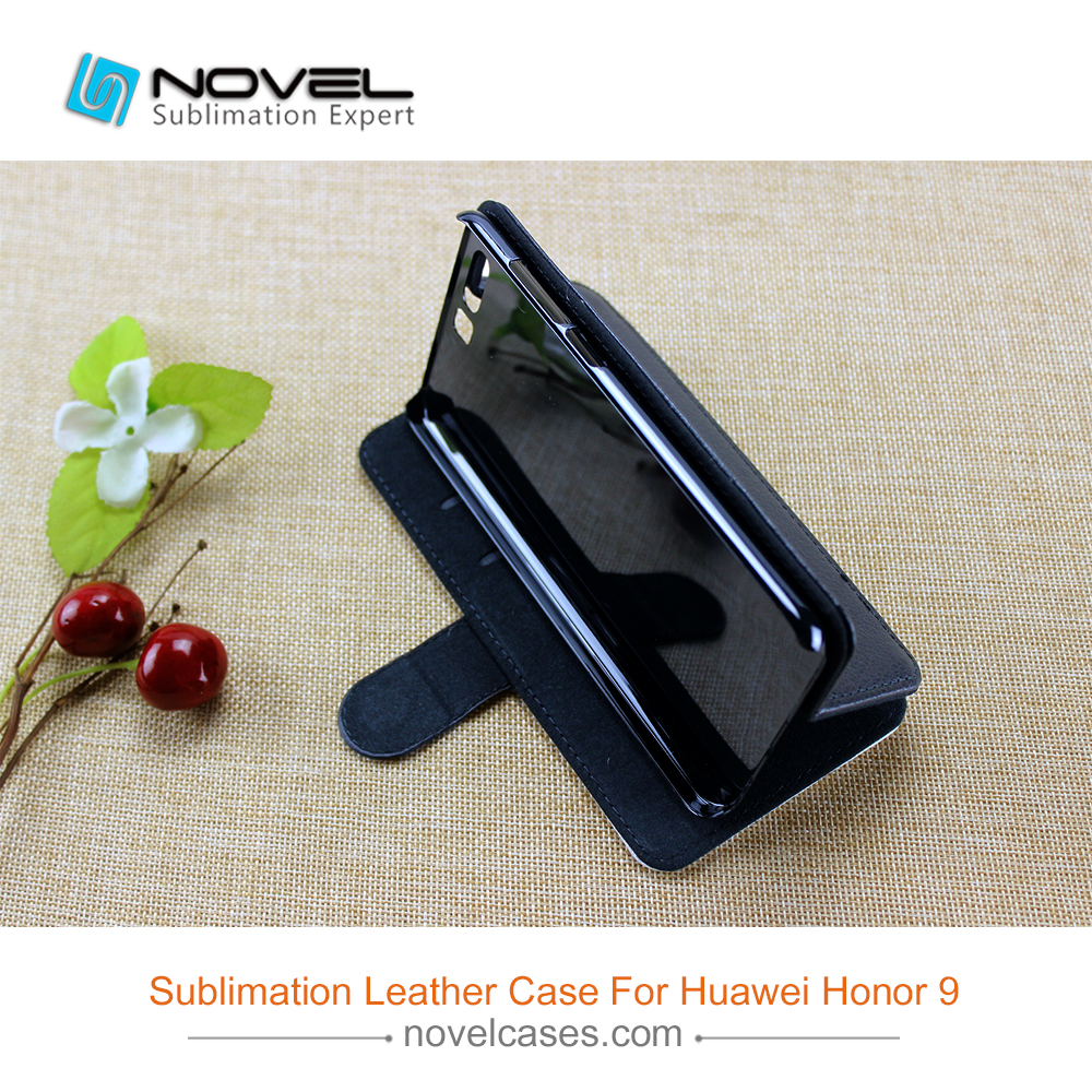 New Sublimation Blank Phone Wallet Flip Cover For Honor 9