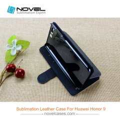New Sublimation Blank Phone Wallet Flip Cover For Honor 9