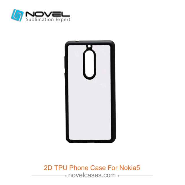 2D TPU Cell Phone Case For Nokia 5,Sublimation Phone Housing