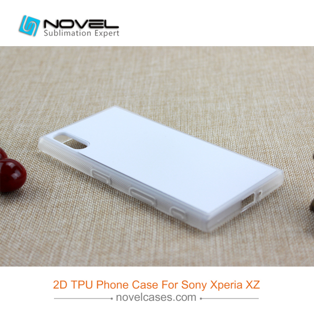 2D Sublimation Rubber Blank Case For Sony Xperia XZ