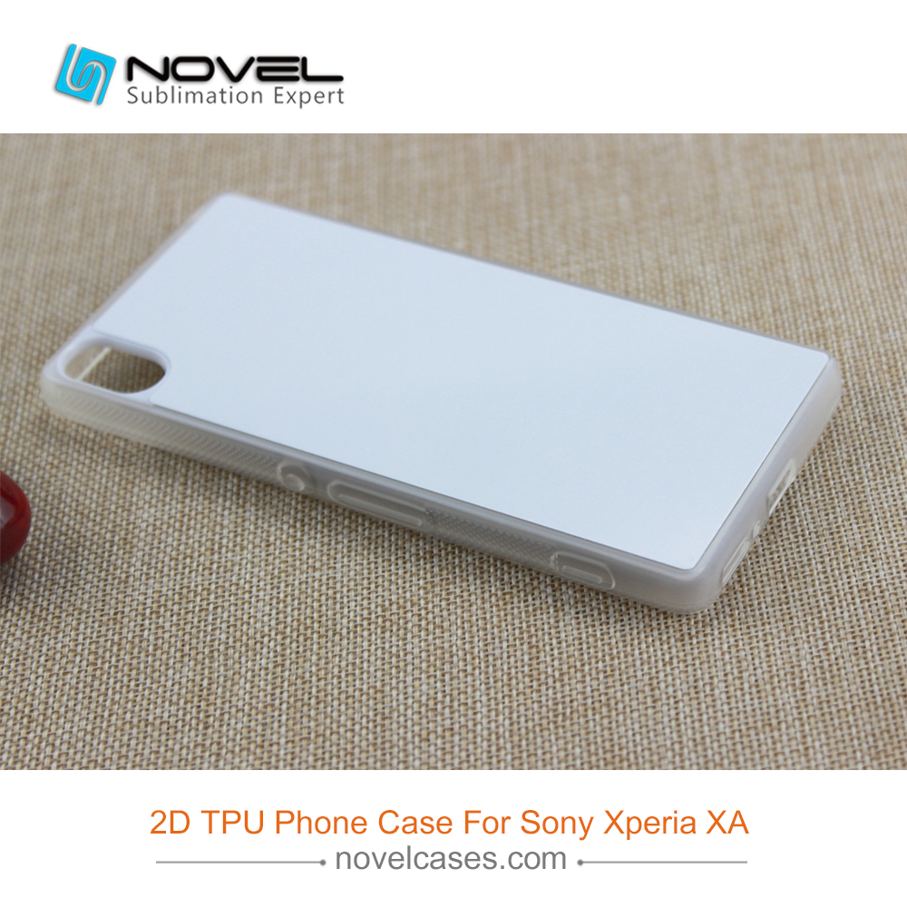 2D Sublimation Rubber Case For Sony Xperia XA,Custom Blank Phone Cover
