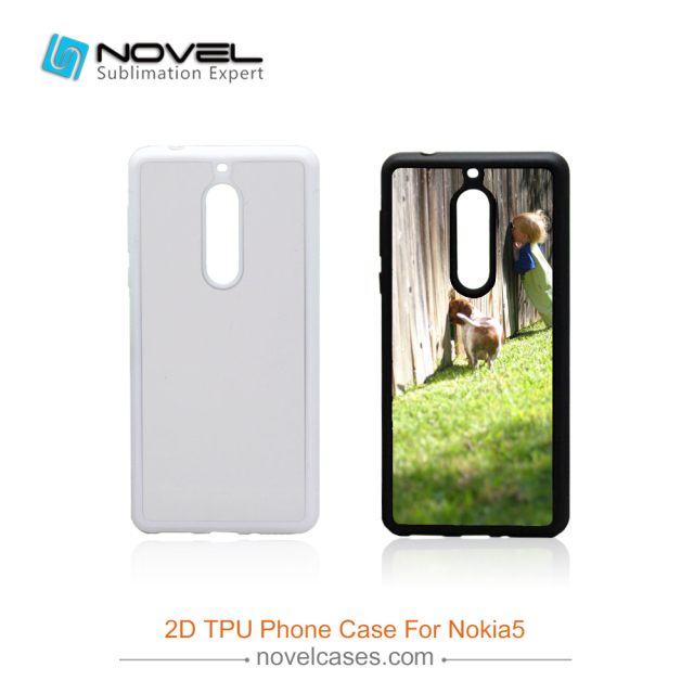 2D TPU Cell Phone Case For Nokia 5,Sublimation Phone Housing