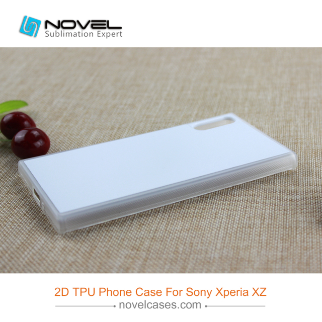 2D Sublimation Rubber Blank Case For Sony Xperia XZ