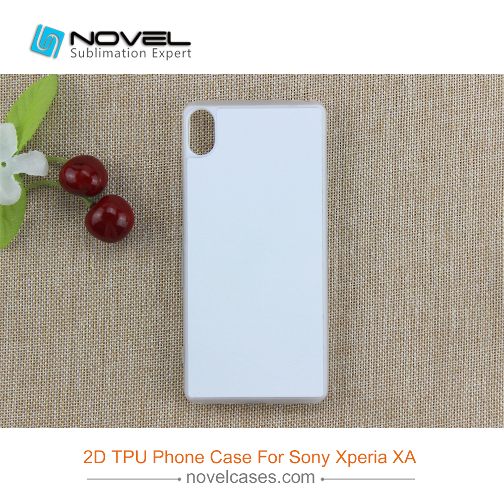 2D Sublimation Rubber Case For Sony Xperia XA,Custom Blank Phone Cover