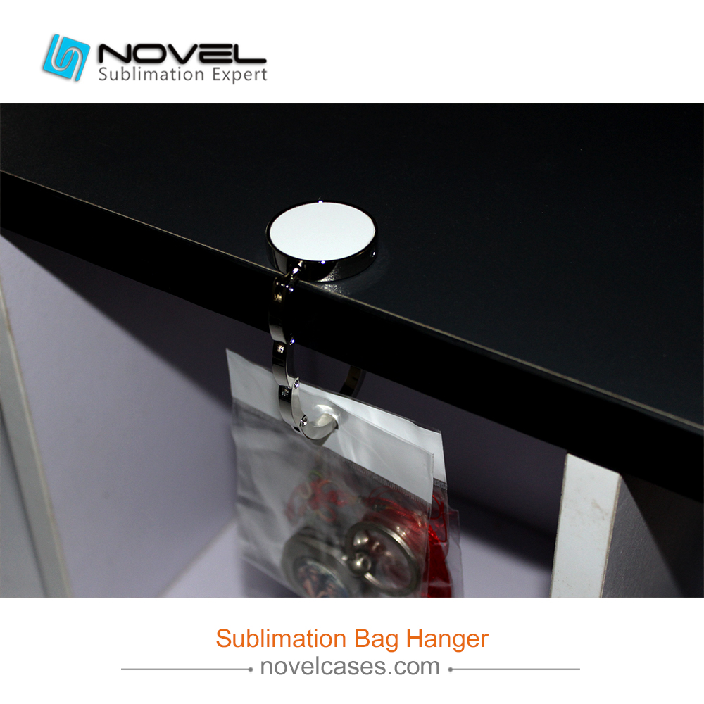 Sublimation metal bag hanger, heart shape
