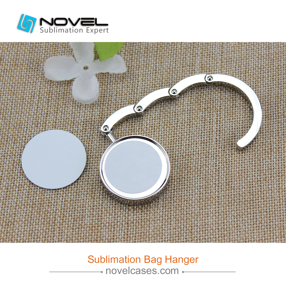 Sublimation metal bag hanger, heart shape