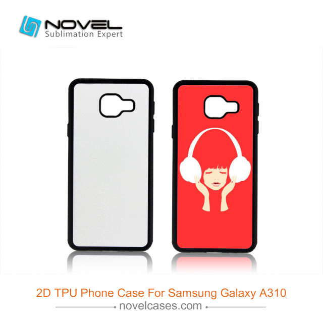 2D Sublimation Rubber TPU Phone Cover For Galaxy A3 2016(A310)