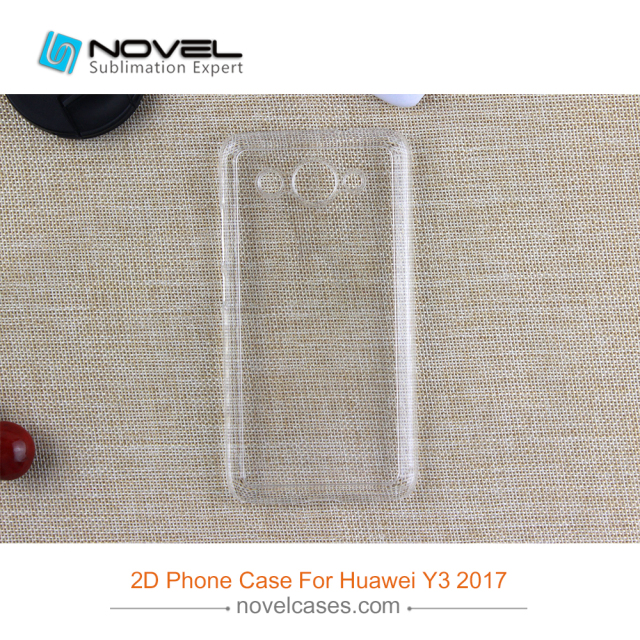 Sublimation 2D Plastic Smartphone Back Case For Huawei Y3 2017