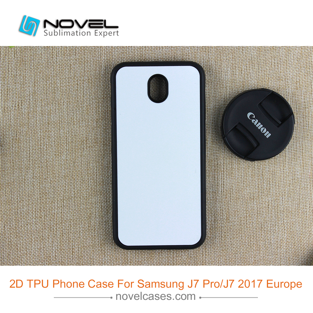 Custom 2D Sublimation Rubber Phone Case For Galaxy J7 Pro(J7 2017 Europe)