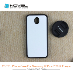Custom 2D Sublimation Rubber Phone Case For Galaxy J7 Pro(J7 2017 Europe)