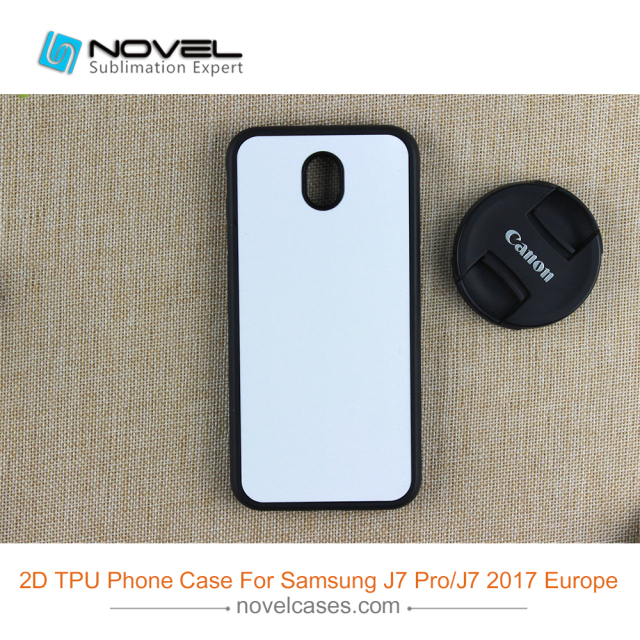 Custom 2D Sublimation Rubber Phone Case For Galaxy J7 Pro(J7 2017 Europe)