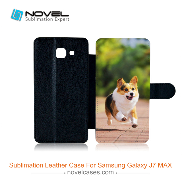 Sublimation Flip Wallet Case Card Holder For Galaxy J7 Max