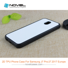 Custom 2D Sublimation Rubber Phone Case For Galaxy J7 Pro(J7 2017 Europe)