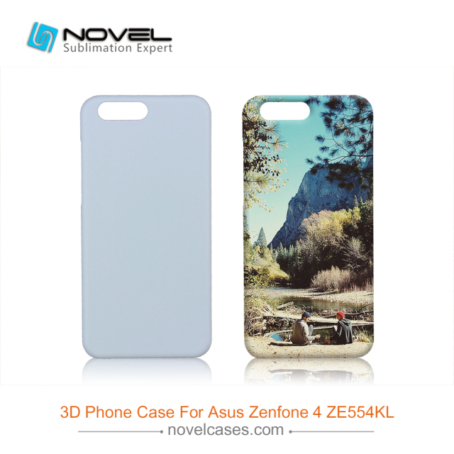 New DIY Sublimation 3D PC Mobile Phone Cover For Asus ZenFone 4 ZE554KL