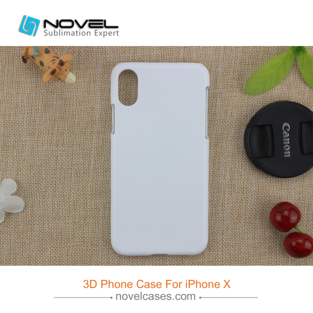 For iPhone X/XS Sublimation 3D PC Smartphone Back Cover Case